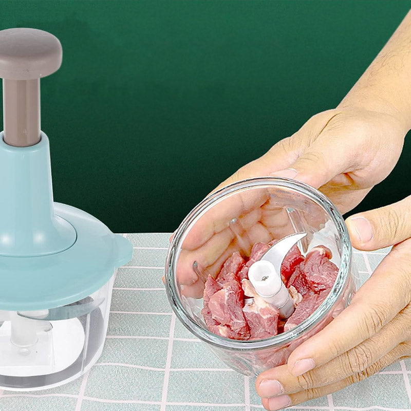 Manual Press Food Chopper
