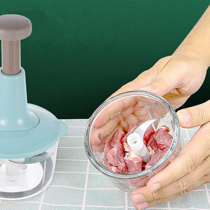 Manual Press Food Chopper
