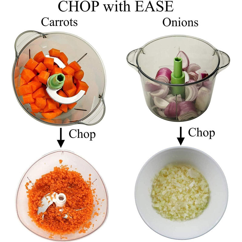 Manual Press Food Chopper