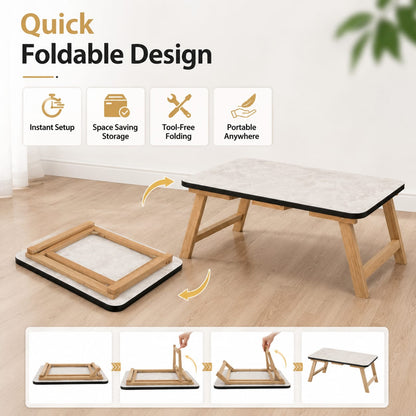 Multi-Purpose Wooden Folding Laptop & Study